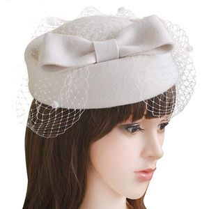 White Wool Hat